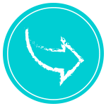 Turquoise Arrow Icon