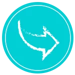 Turquoise Arrow Icon